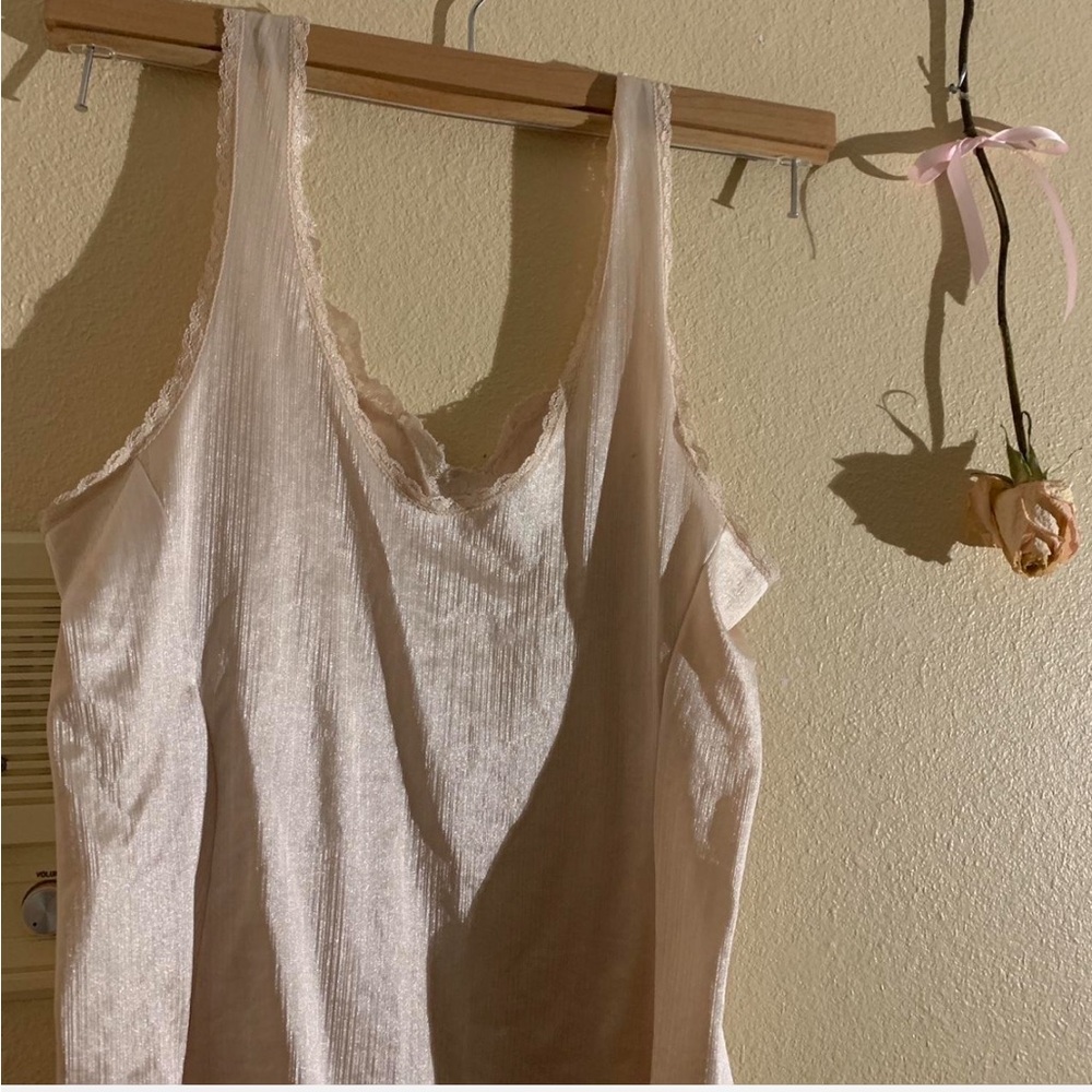 Pink satin shirt